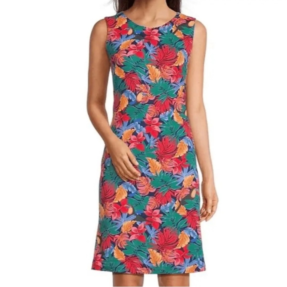 J. McLaughlin Palm Pop Sophia Dress Sleeveless‎ Large